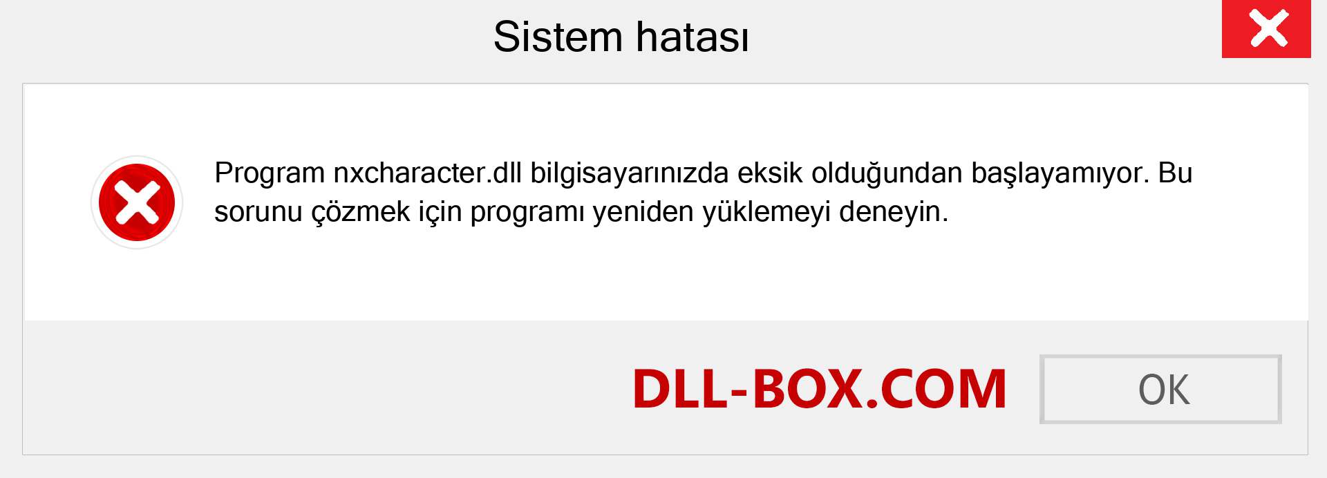 nxcharacter.dll dosyası eksik mi? Windows 7, 8, 10 için İndirin - Windows'ta nxcharacter dll Eksik Hatasını Düzeltin, fotoğraflar, resimler